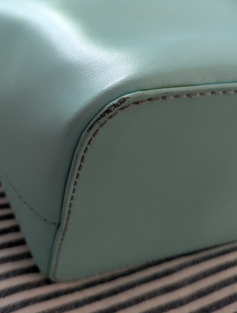 Kate Spade Teal Leather Tote - Picture 2 of 12